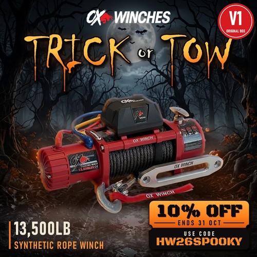 Winches 13500lb 12v - ox,