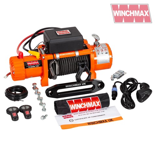 Electric winch 13500lb 12v - electric,