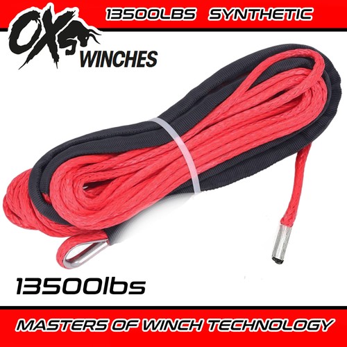 13500lbs winch synthetic - synthetic, rope