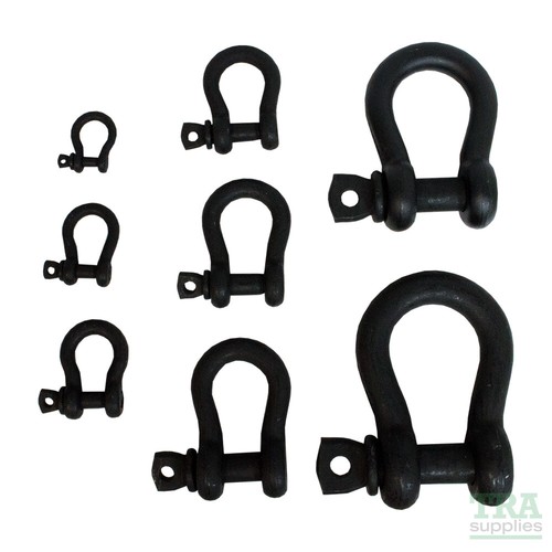 Black screw pin bow - black,
