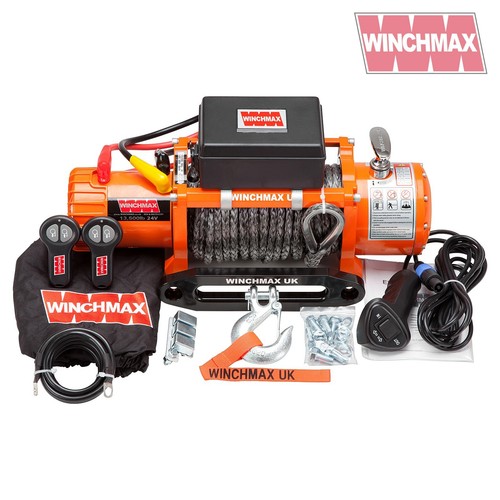 Electric winch 13500lb 24v - winch,