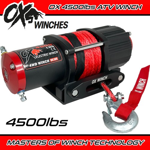 Winches 12v 4500lb electric - ox,